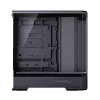 Tietokonekotelo Jonsbo D400 Midi Tower ATX karkaistu lasi – musta