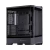 Tietokonekotelo Jonsbo D400 Midi Tower ATX karkaistu lasi – musta