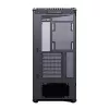 Tietokonekotelo Jonsbo D400 Midi Tower ATX karkaistu lasi – musta