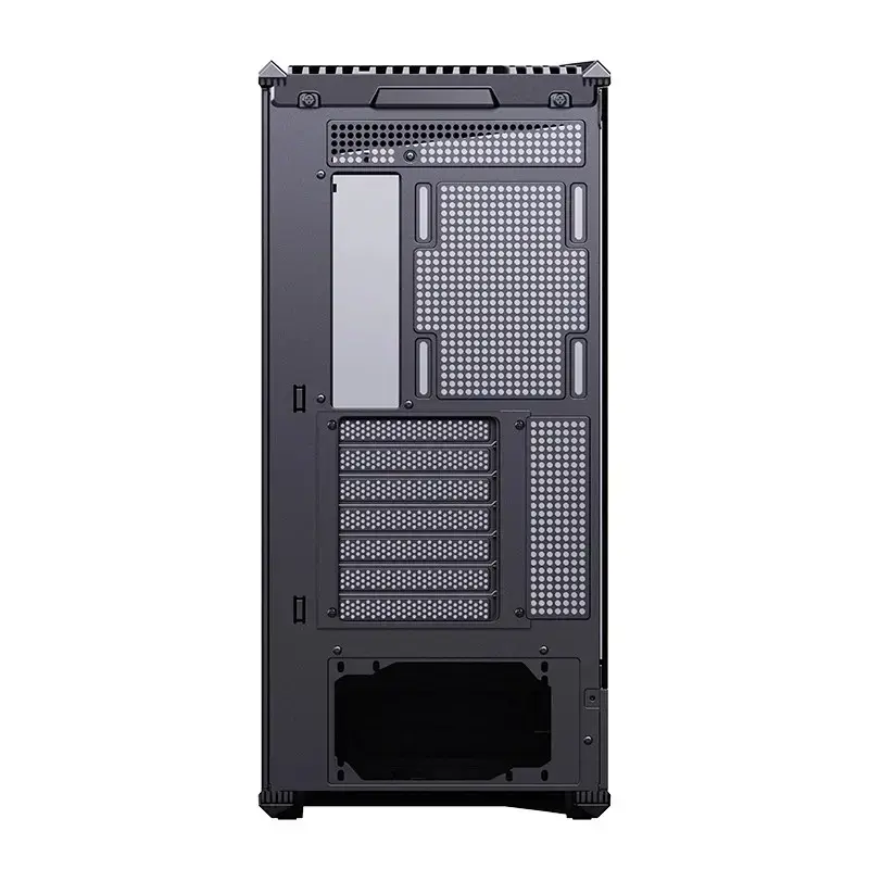 Tietokonekotelo Jonsbo D400 Midi Tower ATX karkaistu lasi – musta