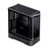 Tietokonekotelo Jonsbo D400 Midi Tower ATX karkaistu lasi – musta