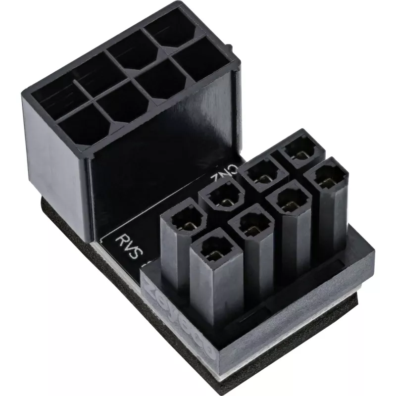 InLine sisäinen virtasovitin, 180° ATX 8-pin pistoke/liitin (Reverse)