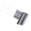 SilverStone SST-PP07-BTSW 4-pinninen Molex – 4x SATA-virran jatkokaapeli, 0,3 m, valkoinen
