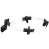 SilverStone SST-PP07-BTSW 4-pinninen Molex – 4x SATA-virran jatkokaapeli, 0,3 m, valkoinen