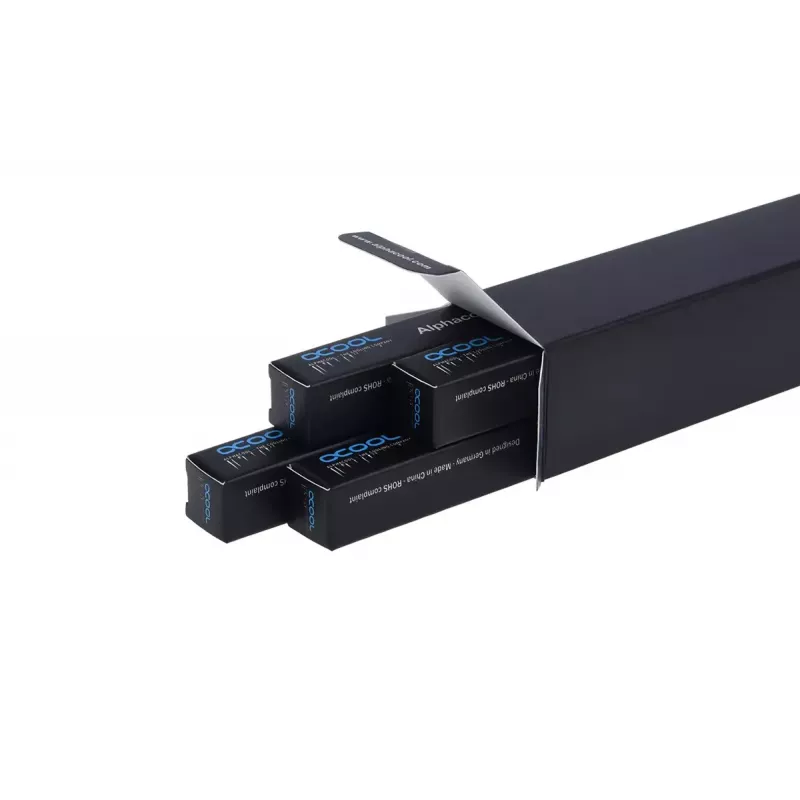 Alphacool HardTube 18439 akryyli- (PMMA) kovaputki 13/10 mm, 60 cm, kirkas, 4 kpl:n sarja