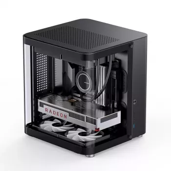PC-kotelo Jonsbo TK-1 2.0 Mini Tower musta