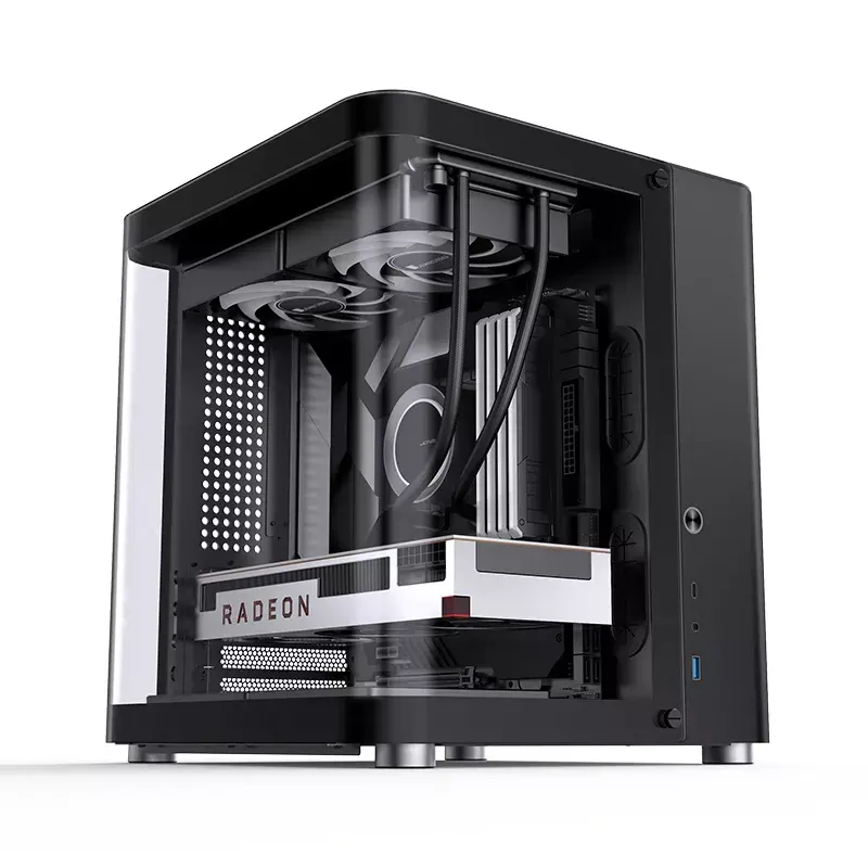 PC-kotelo Jonsbo TK-1 2.0 Mini Tower musta