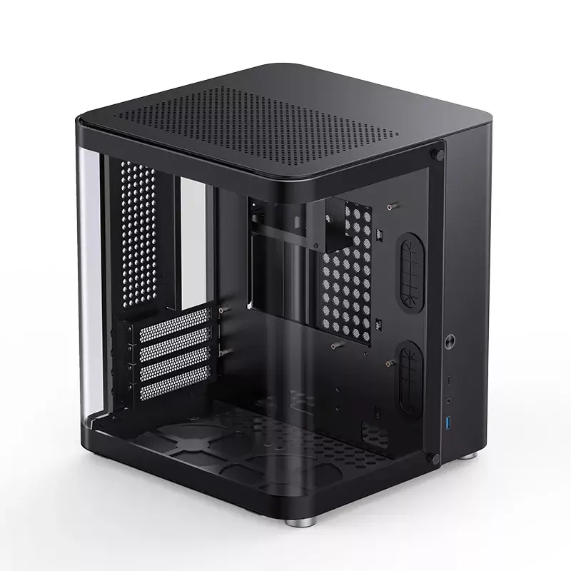 PC-kotelo Jonsbo TK-1 2.0 Mini Tower musta