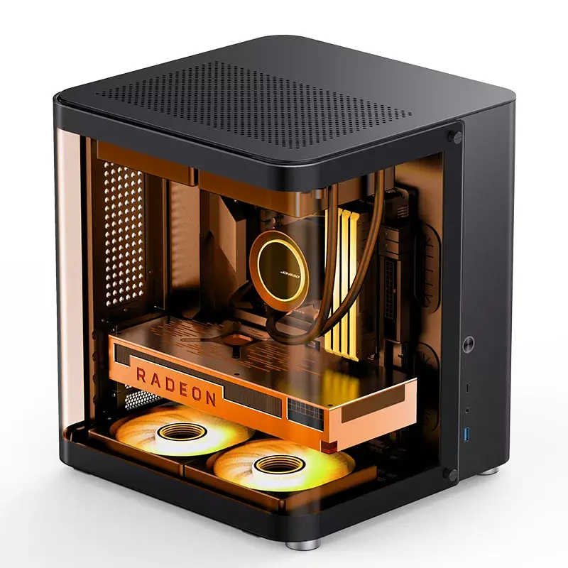 PC-kotelo Jonsbo TK-1 2.0 Mini Tower musta