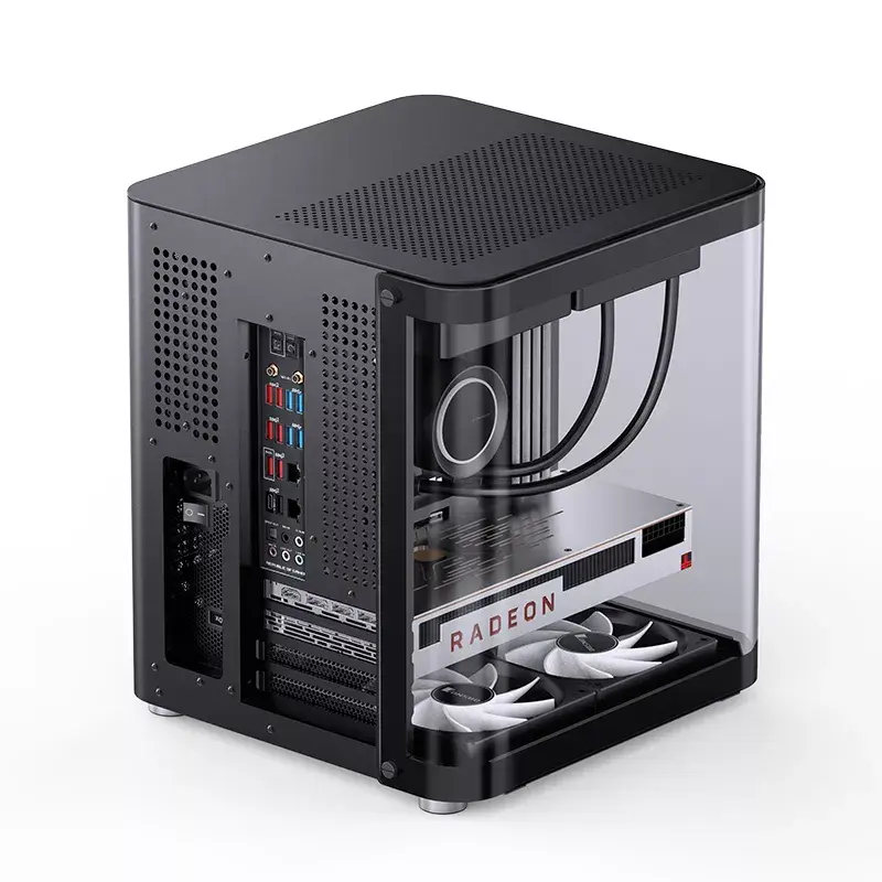 PC-kotelo Jonsbo TK-1 2.0 Mini Tower musta