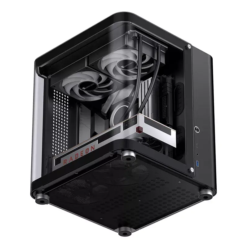 PC-kotelo Jonsbo TK-1 2.0 Mini Tower musta