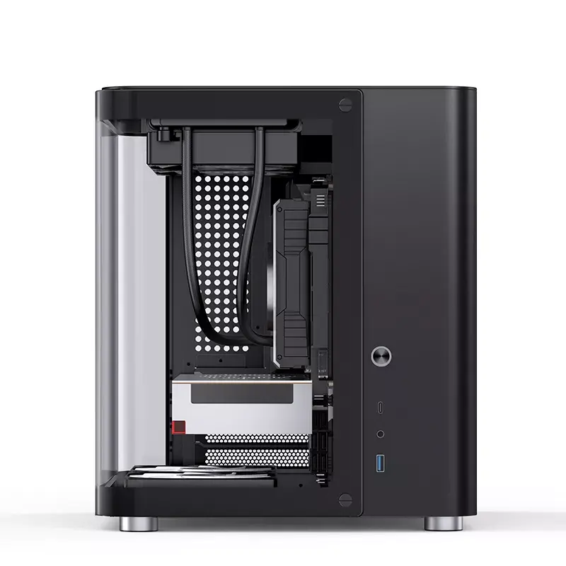 PC-kotelo Jonsbo TK-1 2.0 Mini Tower musta