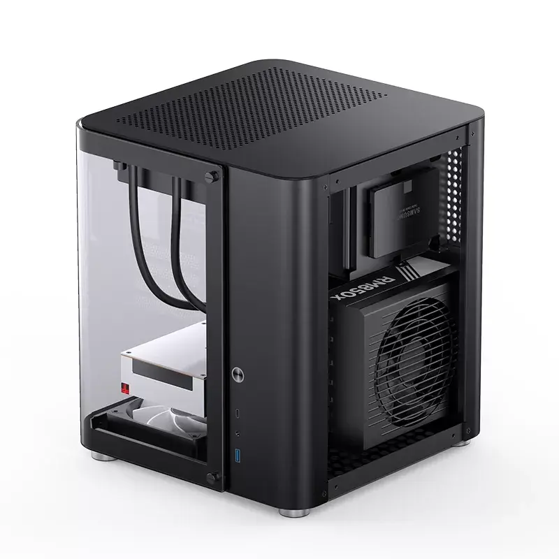 PC-kotelo Jonsbo TK-1 2.0 Mini Tower musta