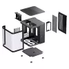 PC-kotelo Jonsbo TK-1 2.0 Mini Tower musta