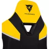 Yleispelituoli ThunderX3 TC5 Air Tech pehmustettu istuin musta keltainen