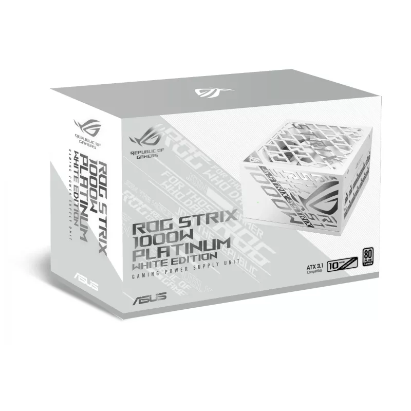 ASUS ROG -STRIX-1000P-GAMING-WHITE virtalähde 1000 W 20+4 pin ATX ATX
