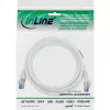 InLine verkkokaapeli S/FTP PiMF Cat.6A halogeeniton 500MHz valkoinen 1.5m