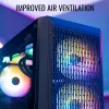 PC-kotelo Aerocool Beam-G-BK-V1 Mini Tower musta