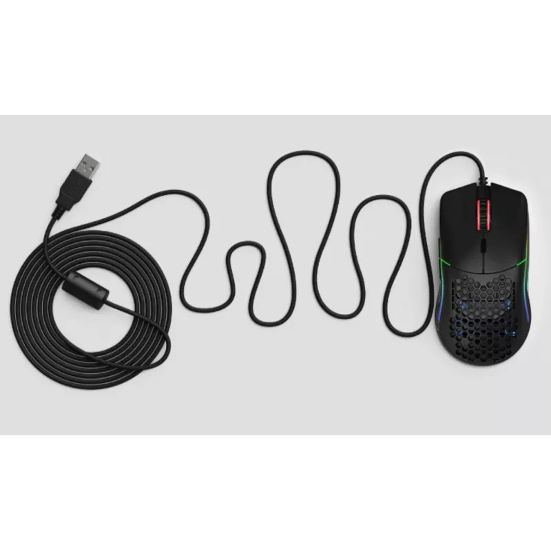 Glorious Gaming Glorious Model O- hiiri Regular (musta), oikeakätinen, optinen, USB Type-A, 3200 DPI, musta