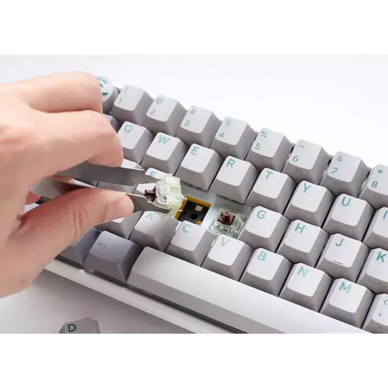 Ducky One 3 Mini näppäimistö peli USB harmaa mekaaninen RGB