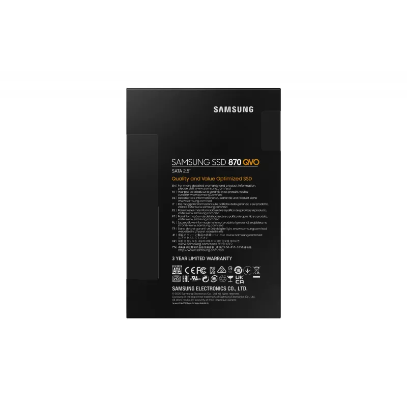 Samsung MZ-77Q2T0 2 TB 2,5 tuuman Serial ATA III V-NAND MLC