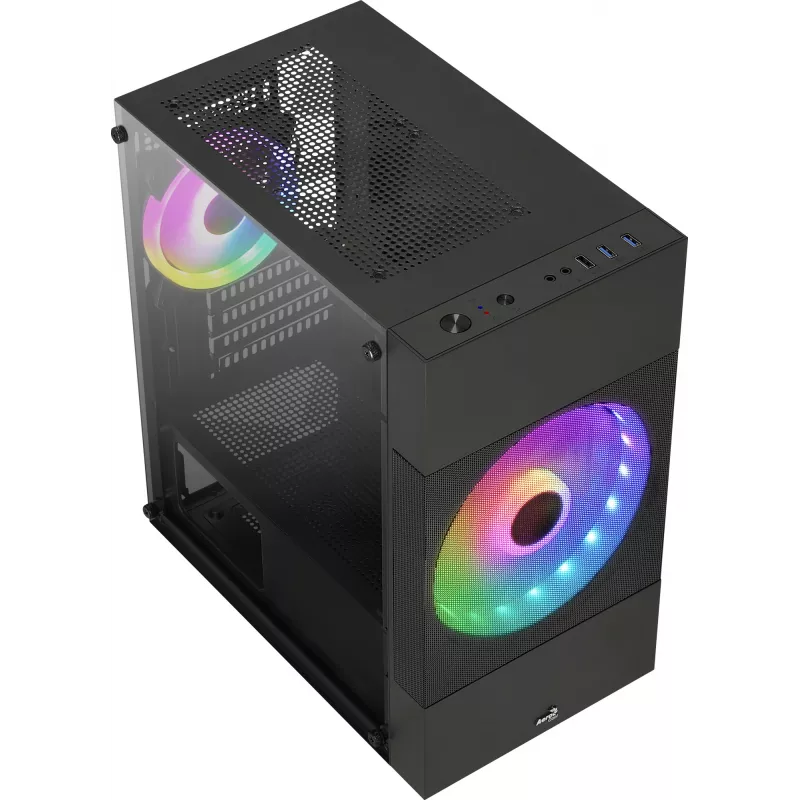 Aerocool Atomic Lite Mini Tower musta
