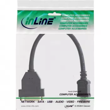 InLine HDMI-DVI-sovitin HDMI A uros / DVI naaras 0,2 m