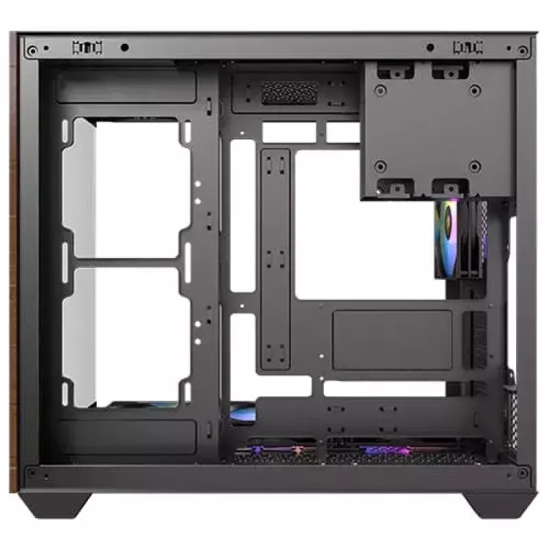 PC-kotelo Antec CX800 Midi Tower musta, puujäljitelmä