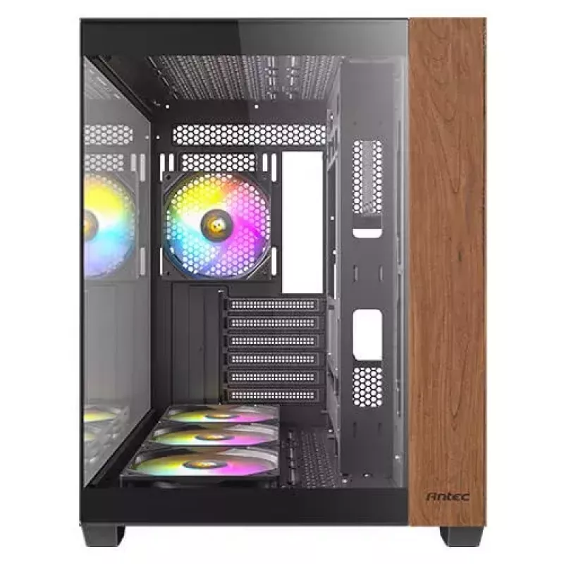 PC-kotelo Antec CX800 Midi Tower musta, puujäljitelmä