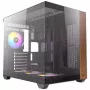 PC-kotelo Antec CX800 Midi Tower musta, puujäljitelmä
