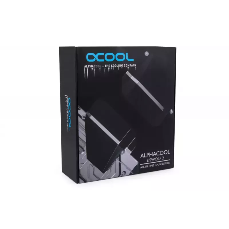 Alphacool Eiswolf 2 AIO 360 mm GPU-jäähdytin RTX 4090 Founders Editionille backplatella
