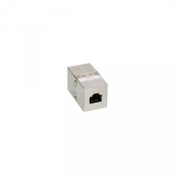 InLine Cat.6 -adapteri, täysin suojattu metalli, 2x RJ45-liitäntä/liitäntä, suora