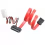 Akasa AK-CB050-40 SATA-yhdistelmäkaapeli, Slimline SATA - SATA / Molex, 0,4 m