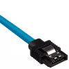 Corsair CC-8900251 Premium Sleeved SATA-kaapeli, 0,3 m, (2 kpl), sininen