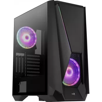 Aerocool Visor Midi Tower musta