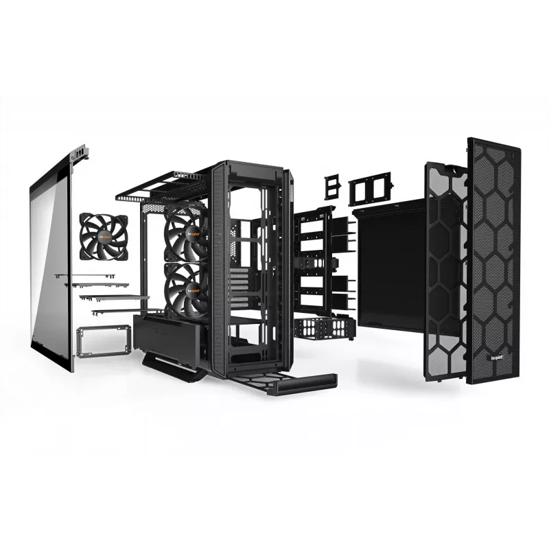 PC-kotelo be quiet! Silent Base 802 Window musta Midi Tower