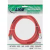 InLine verkkokaapeli S/FTP PiMF Cat.6A halogeeniton 500MHz punainen 1,5 m
