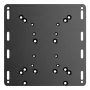 Moza Racing Flight Support Plate, lentotukikohdan asennusadapteri, musta, teräs, MOZA Flight Base, MOZA-kaasuvipu, 220 mm, 220 mm