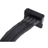 SilverStone SST-PP07-BTSB 4-pinninen Molex – 4x SATA jatkokaapeli, 300 mm, musta