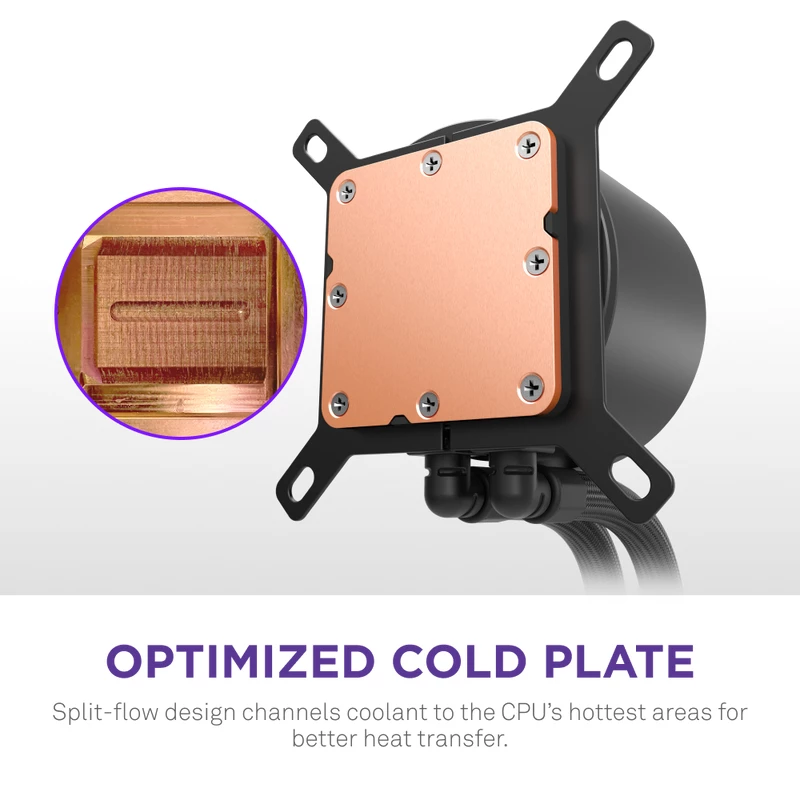 Yhdistelmänestejäähdytin NZXT Kraken Plus 360 12 cm musta Fluid Dynamic Bearing