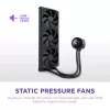 Yhdistelmänestejäähdytin NZXT Kraken Plus 360 12 cm musta Fluid Dynamic Bearing