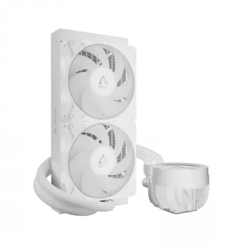 Yhdistelmäneste-CPU-jäähdytin Arctic Liquid Freezer III Pro 240 A-RGB – 240 mm, 120 mm:n tuuletin, valkoinen, LGA1700/AM4/AM5-yhteensopiva