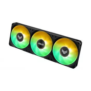 All-in-One-nestekylmä ASUS TUF Gaming LC III 360 ARGB LCD — 360 mm:n jäähdytin, 3x 120 mm:n tuuletin, kanta AM5/AM4/LGA1700/LGA1200, musta