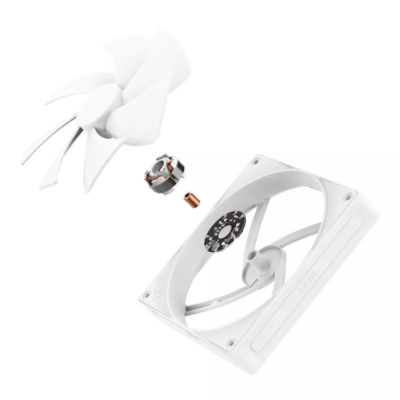 NZXT-jäähdytystuuletin F140p 140mm valkoinen staattinen paine