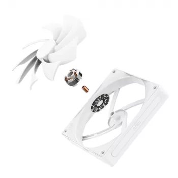 NZXT CPU-jäähdytin F140Q 140mm hiljainen ilmavirta Pwm valkoinen