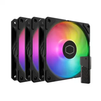 Cooler Master SickleFlow Edge 120 ARGB 3-in-1 kotelotuulettimet, 3x 120 mm, mustat, MFX-B2DN-253P2-R2
