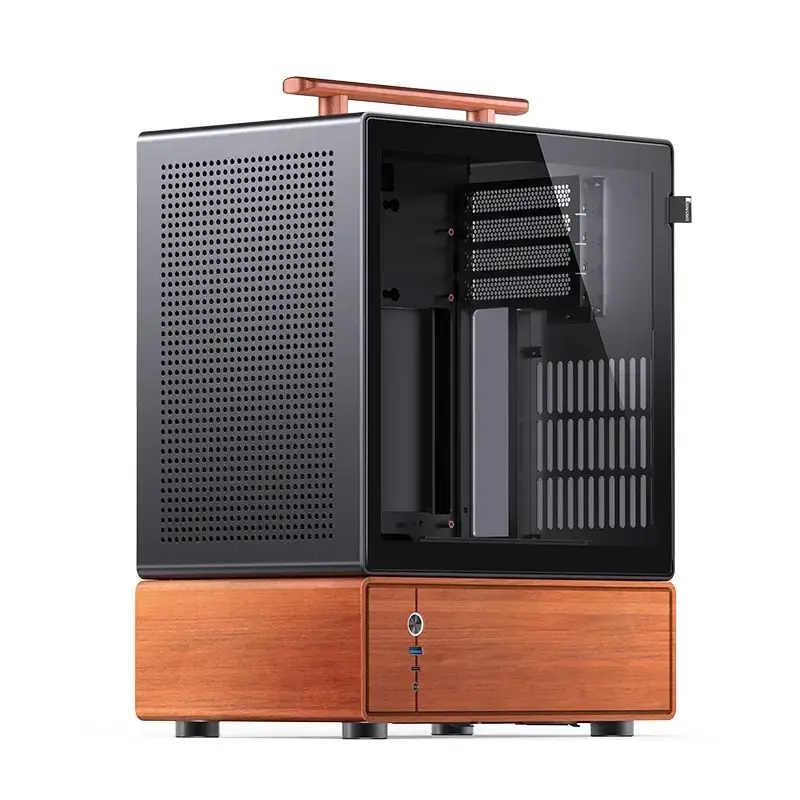 PC-kotelo Jonsbo T7 Midi-Tower mATX Tempered Glass musta