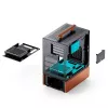 PC-kotelo Jonsbo T7 Midi-Tower mATX Tempered Glass musta