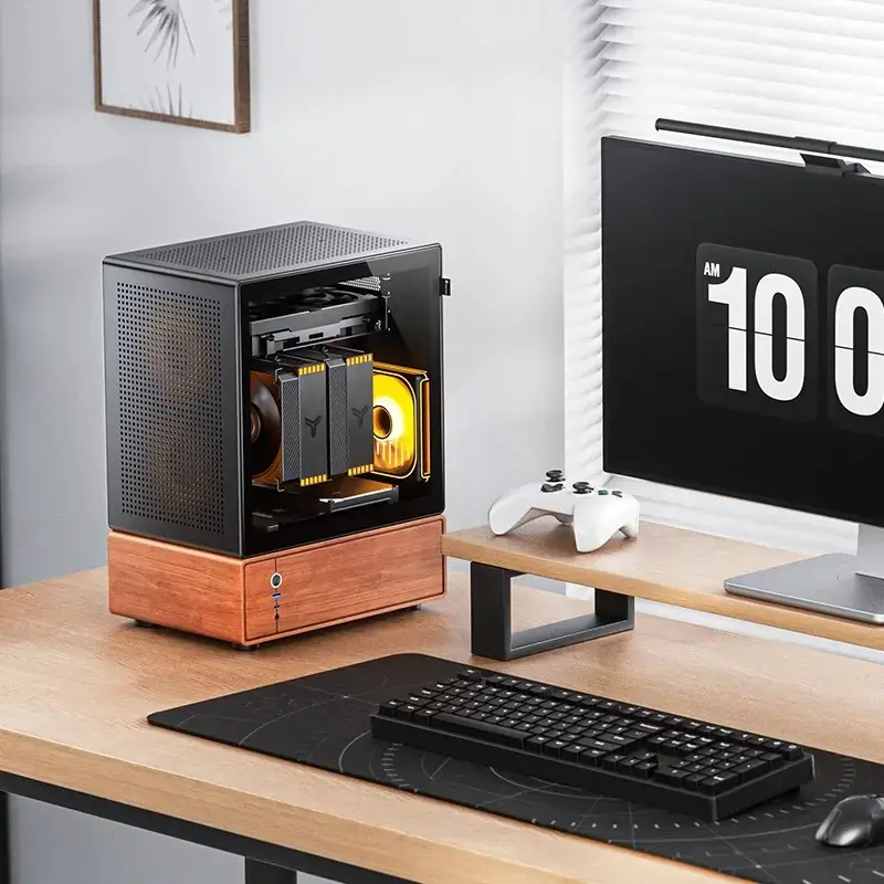 PC-kotelo Jonsbo T7 Midi-Tower mATX Tempered Glass musta