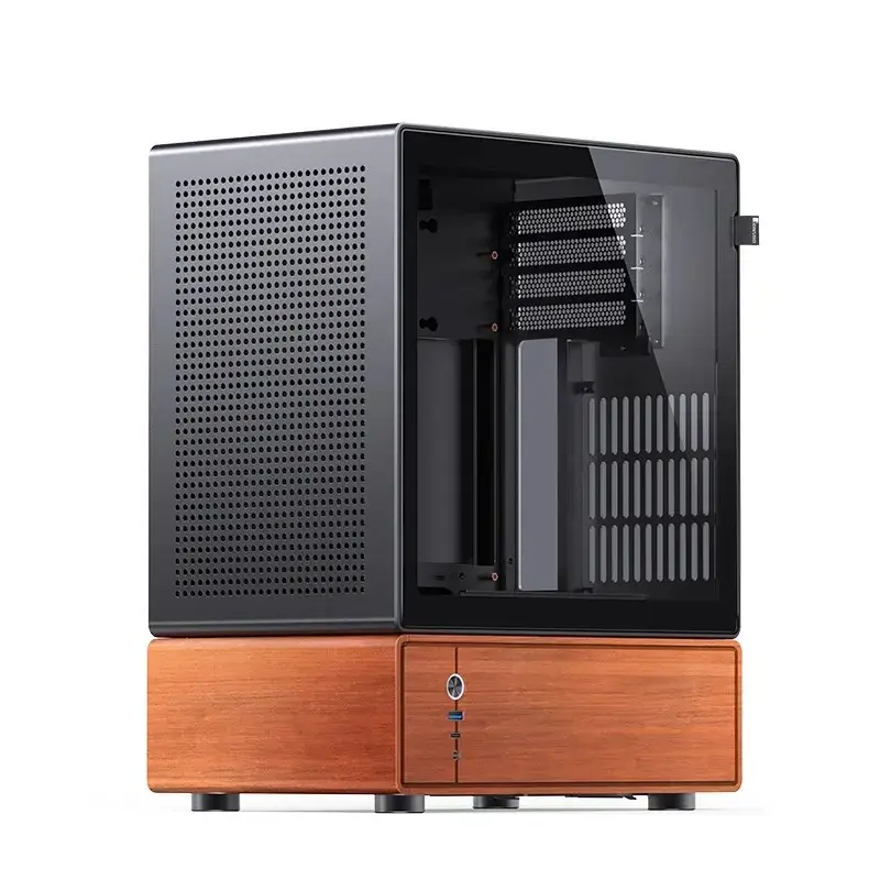 PC-kotelo Jonsbo T7 Midi-Tower mATX Tempered Glass musta